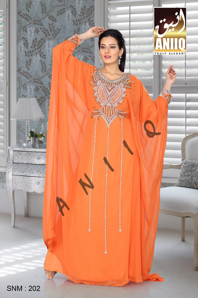 Orange jilbab Farasha