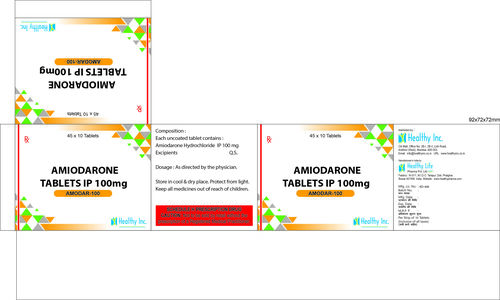 100 mg Amiodarone Tablets IP