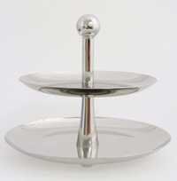 Silver Stainless Steel Vegetable And Fruit Stand