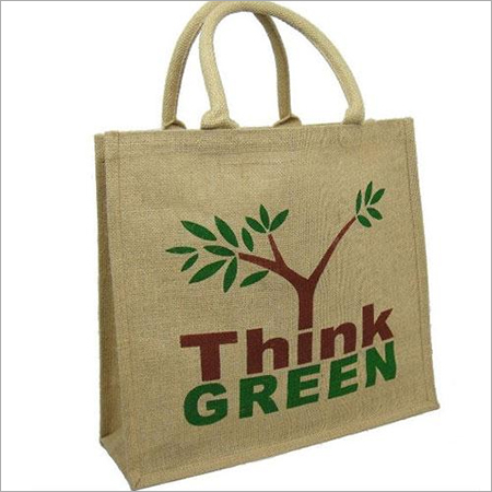 Eco Friendly Jute Bags - Natural Color, 35x45x10 cm, Durable Jute Material, Hand Length Handle, Customized Designs Available | Trendy, Skin Friendly, Artisanal Quality