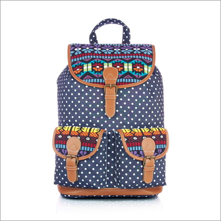 Polka Dots Backack with Laptop Protection