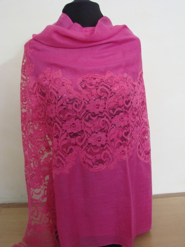 SIlk French Lace shawls