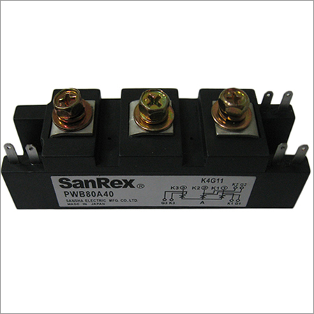 Black Sanrex Igbt Module Pwb80A40