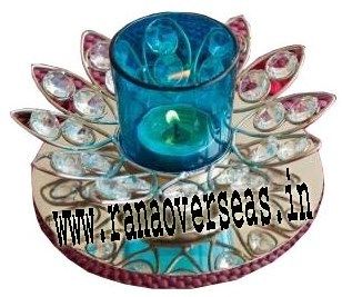 Blue Diamond Glass Votives T Light Holder Dgv-16