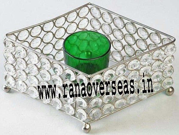 Diamond Glass Votives T Light Holder DGV-17