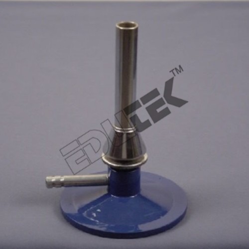Teclu Burner - Heavy Gauge Nickel Plated Brass Tube 12 mm Diameter, Hot Flame For Bottled and Natural Gas