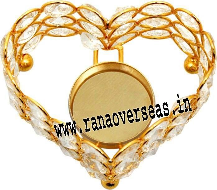 Heart Shape Diamond T Light Holder DTL- 21