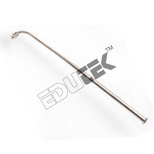 Blow Pipe - Nickel Plated Brass, 18 cm Length, Curved Head, 5 mm Diameter | Ideal for Jewellery Cleaning, Model Painting, and Precision Detailing