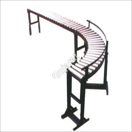 Black And Silver Roller Conveyors