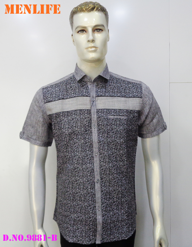 Men khadi Printed Shirts