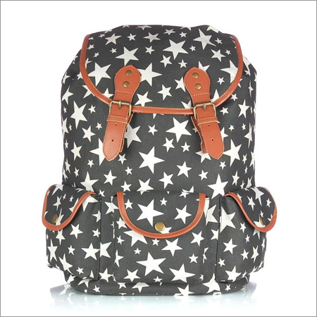 Grey Star Backpack with Laptop Protection