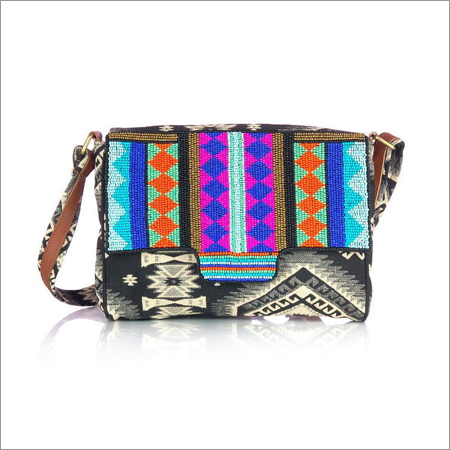 Beaded Crossbody Bag