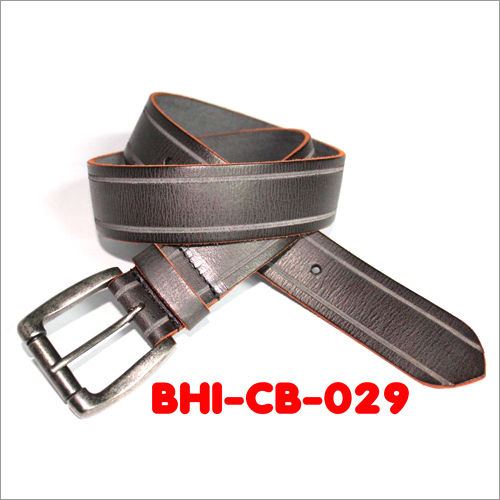 Mens Black Leather Belts