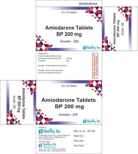 200 Mg Amiodarone Tablets Cool & Dry Place