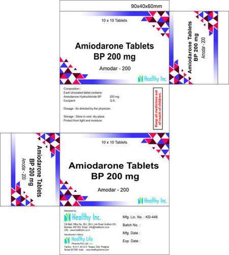 200 mg Amiodarone Tablets