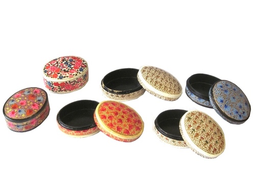 Pill Box With Hand Painting