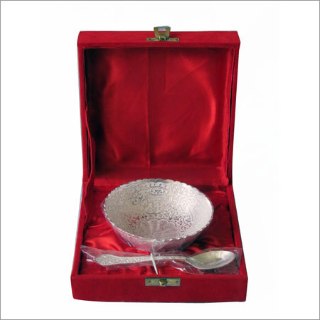 German Silver Bowl Spoon set