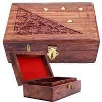 Wooden hand crafted Jewelry box