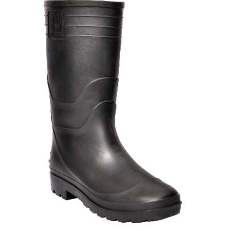  Safety Gumboots - Welcome -Black-Black 