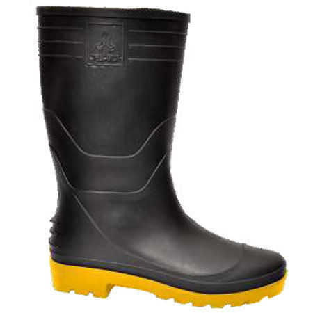 Safety Gumboots - WELCOME - BLACK-YELLOW