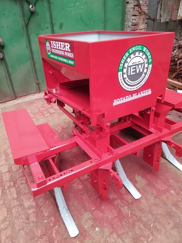 Semi Automatic Potato Planter - Steel, 1000x800x600 mm | 20 kg Capacity, Efficient Planting, Improved Yield, Manual Operation, Seed Spacing