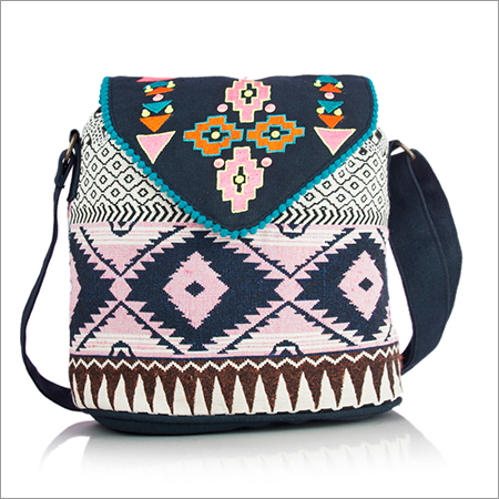 Jacquard Cross Body Bag