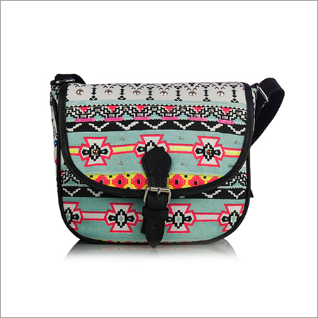 Hand Embroidered Cross Body Bag