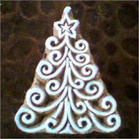 printing blocks Christmas Tree design (10 pcs pack)