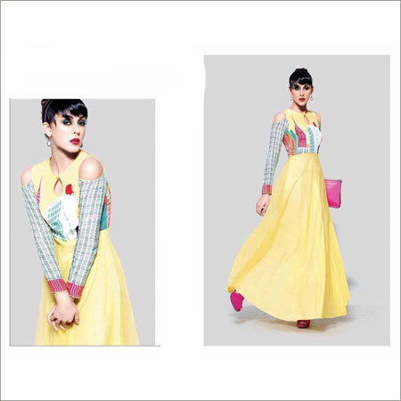 Georgette Printed Gown