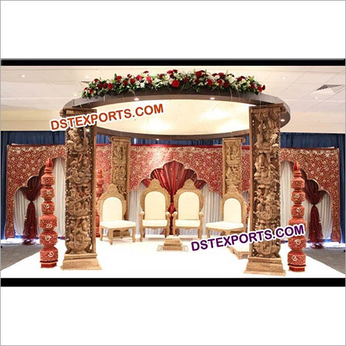 Hindu Wedding Traditional Mandap Set