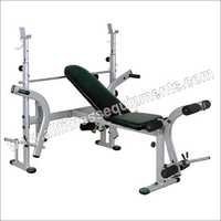 Incline Bench - Steel, 150x120x100cm, Gray | Adjustable Incline, Sturdy Design, Comfortable Pad, 300kg Capacity