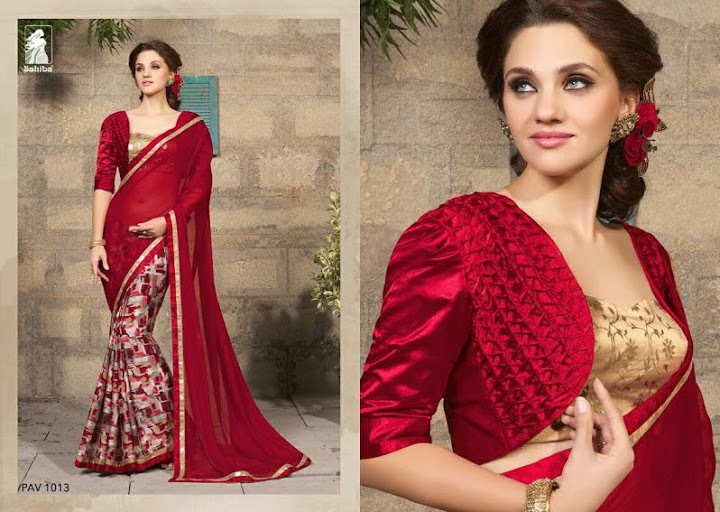 PAVITHRA 10--TRENDY GEORGETTE SAREES