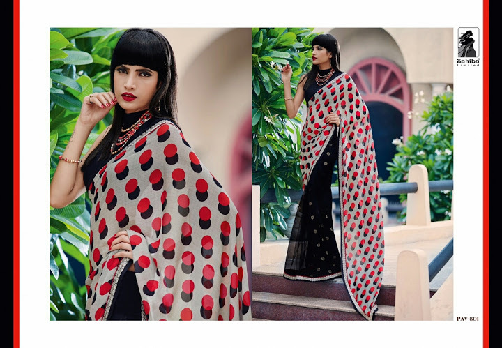 Goergette sarees