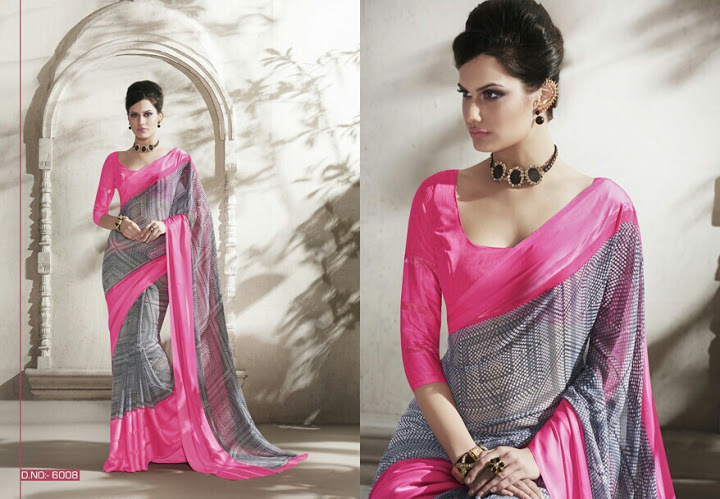 GRACE--TRENDY CREPE SAREES