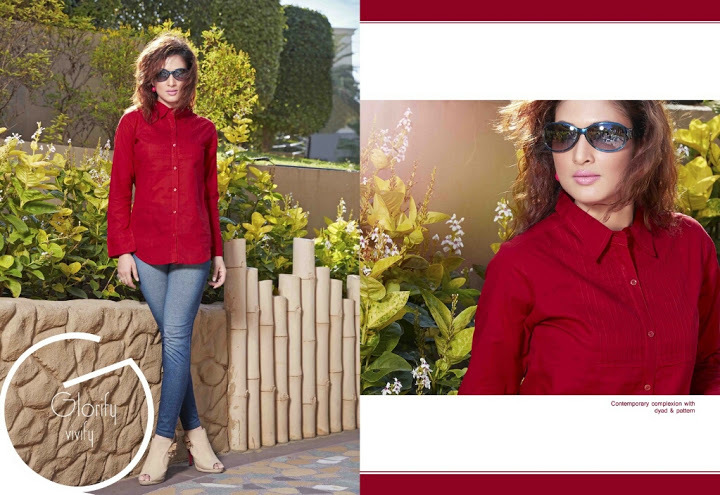 TEENAGE--TRENDY COLOR TOPS