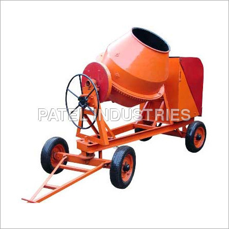 Concrete Mixer Manufacturers - Steel, 2x1x1.5 m, 0.5 m³ Capacity | Electric/Diesel Power, Portable, Efficient Mixing, Durable Build