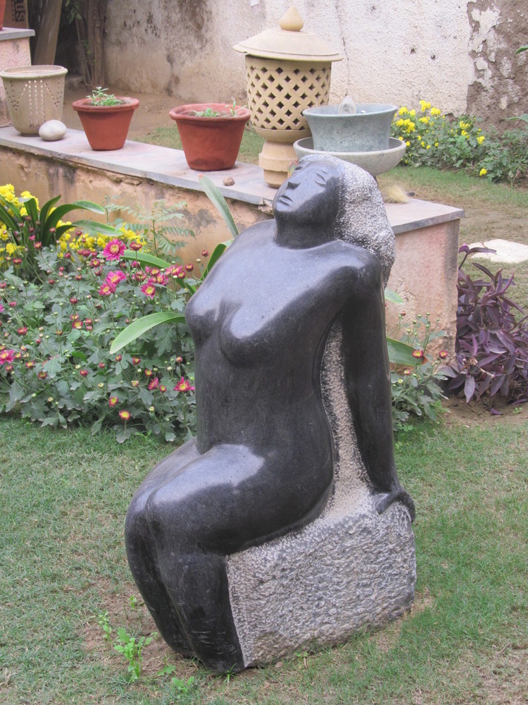 Marble Lady Statue