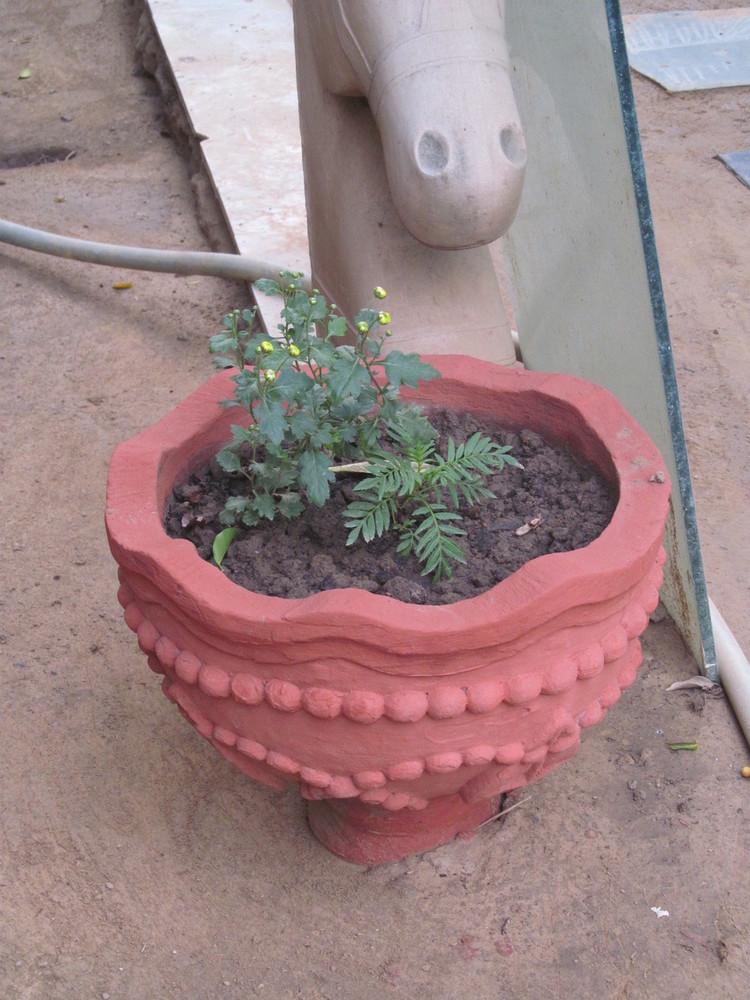 Sand stone Garden Port