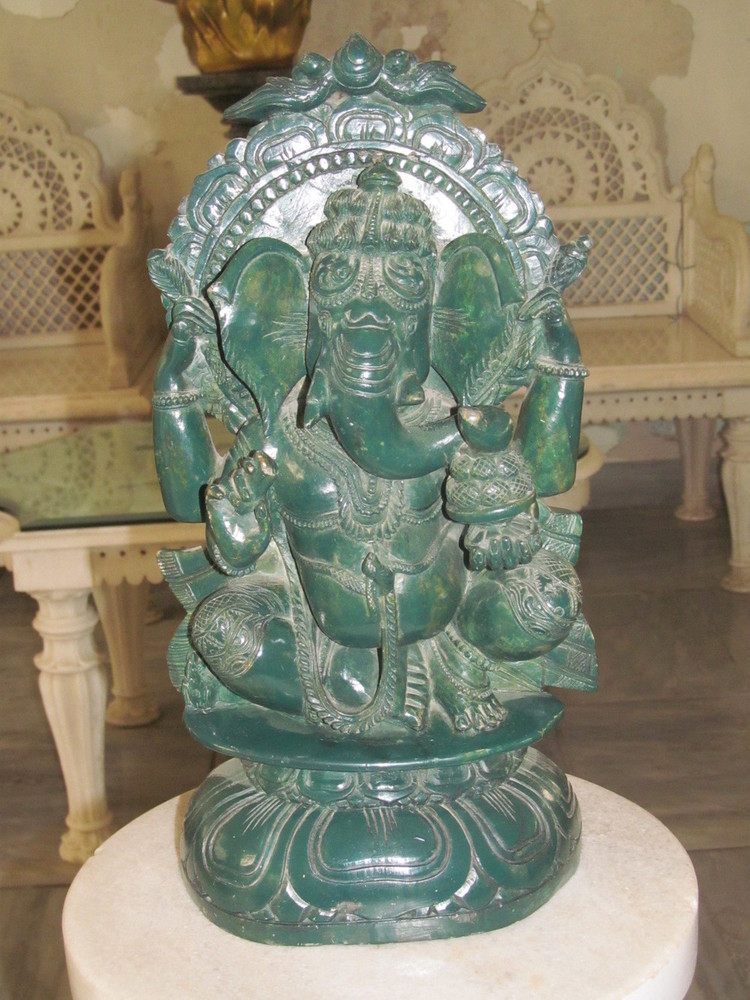 Green Marble Designer Figure
