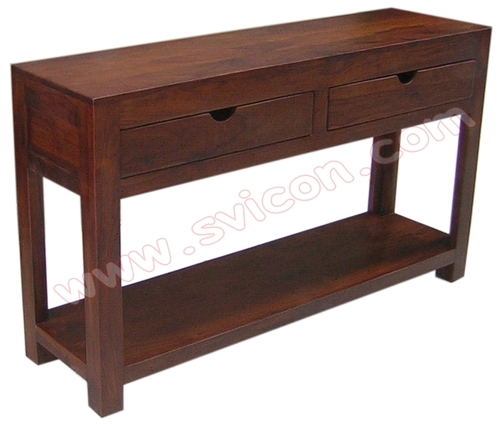 CONSOLE 2 DRAWERS WITH SHELF