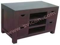TV/DVD/VCD UNIT 4 DRAWER WITH 2 SHELF