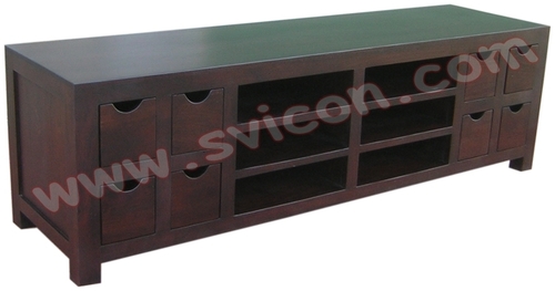 TV/DVD/VCD UNIT 8 DRAWERS WITH 4 SHELF