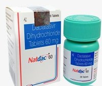 Natdac - 60mg Daclatasvir Dihydrochloride Tablets | Prescription Drug, Pack Of 28 Tablets