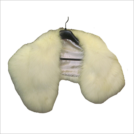 White Fox Fur Collar