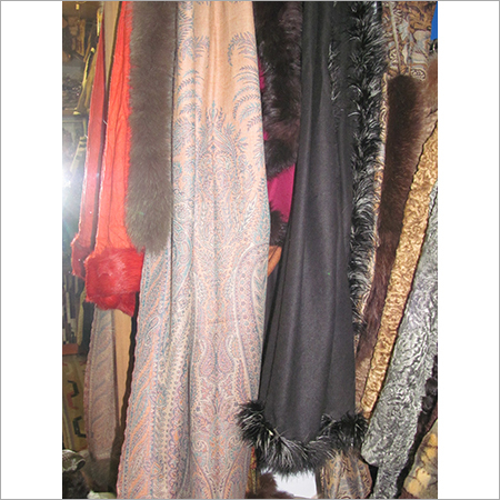 Fur Pashmina Shawl