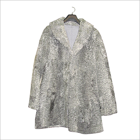 Grey Persian Lamb Fur Coat