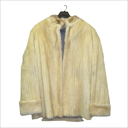 White Mink Fur Coat