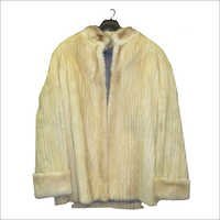White Mink Fur Coat