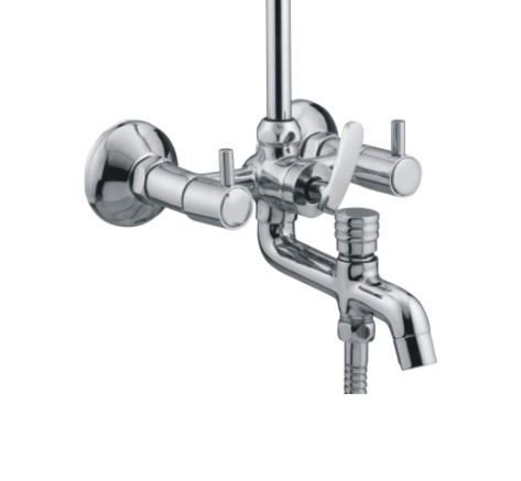 Wall Mixer 3 in1 With Bend Pipe