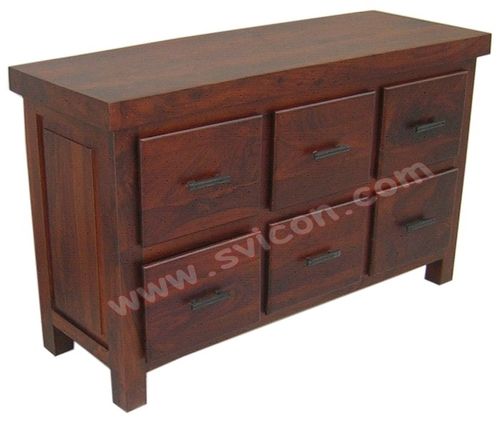 Wooden 6 Drawer Chest